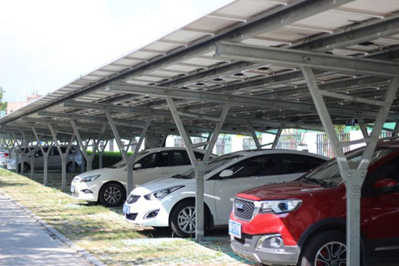 अच्छी कीमत On/Off Grid Carbon Steel Solar Panel Carport Mounting Structure ऑनलाइन